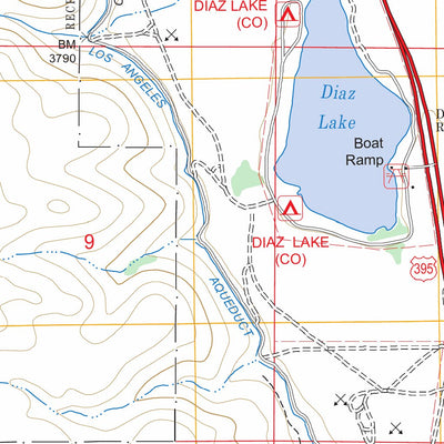 US Forest Service - Topo Lone Pine, CA FSTopo Legacy digital map