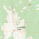 US Forest Service - Topo Lone Pine Peak, ID FSTopo Legacy digital map