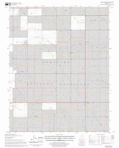 US Forest Service - Topo Lone Rock, CO FSTopo Legacy digital map