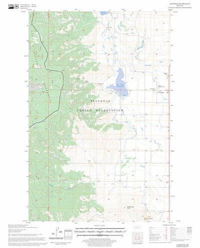 US Forest Service - Topo Lonepine, MT FSTopo Legacy digital map