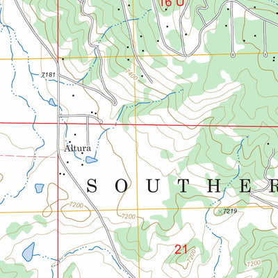 US Forest Service - Topo Lonetree Canyon, CO FSTopo Legacy digital map