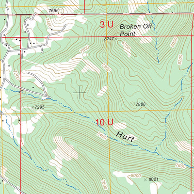 US Forest Service - Topo Lonetree Canyon, CO FSTopo Legacy digital map
