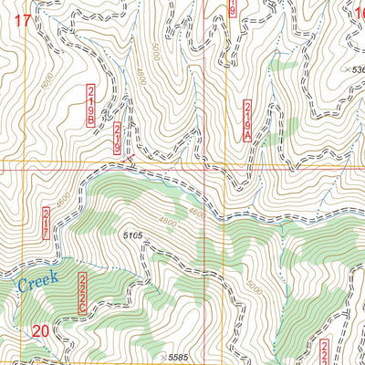 US Forest Service - Topo Long Gulch, ID FSTopo Legacy digital map