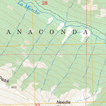 US Forest Service - Topo Long Peak, MT FSTopo Legacy digital map