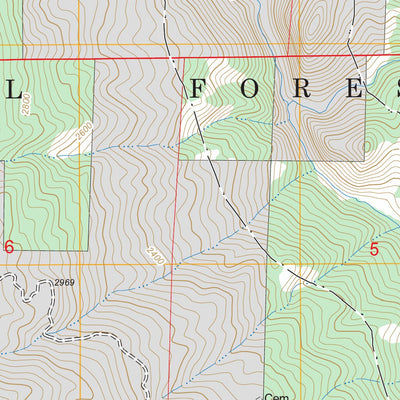US Forest Service - Topo Long Ridge, CA FSTopo Legacy digital map