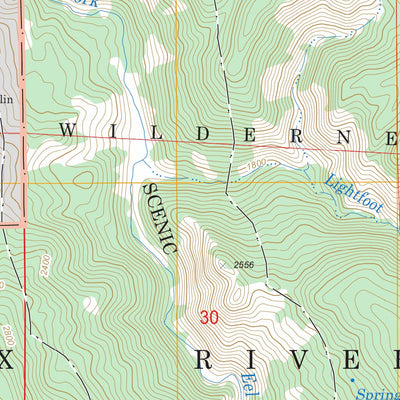 US Forest Service - Topo Long Ridge, CA FSTopo Legacy digital map