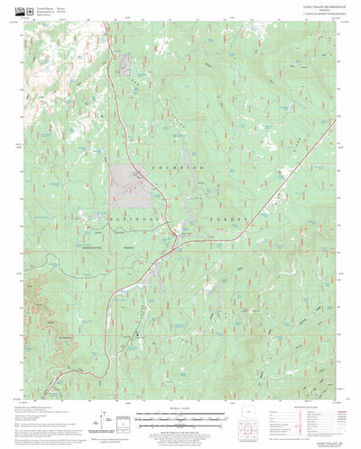 US Forest Service - Topo Long Valley, AZ FSTopo Legacy digital map
