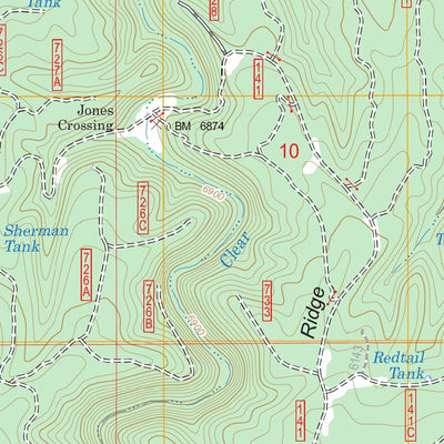 US Forest Service - Topo Long Valley, AZ FSTopo Legacy digital map