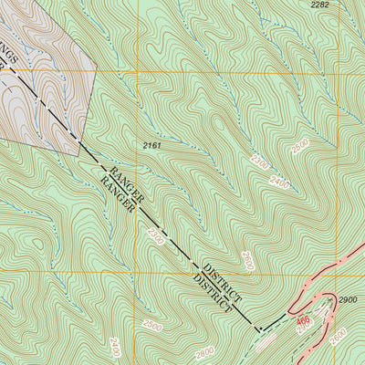US Forest Service - Topo Longdale Furnace, VA FSTopo Legacy digital map