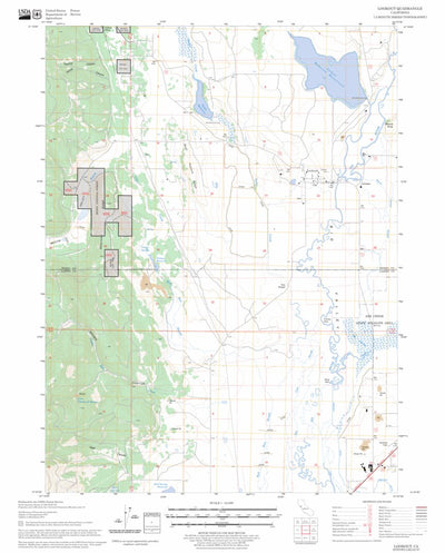 US Forest Service - Topo Lookout, CA FSTopo Legacy digital map