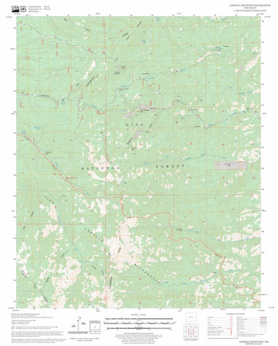 US Forest Service - Topo Lookout Mountain, NM FSTopo Legacy digital map