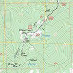 US Forest Service - Topo Lookout Mountain, OR FSTopo Legacy digital map