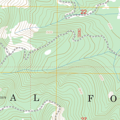 US Forest Service - Topo Lookout Mountain, WA FSTopo Legacy digital map