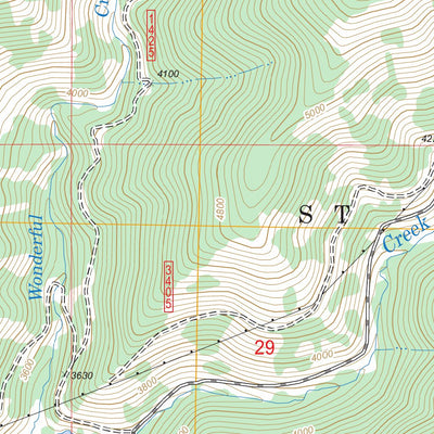 US Forest Service - Topo Lookout Pass, MT - ID FSTopo Legacy digital map