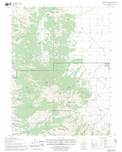 US Forest Service - Topo Lookout Pass, UT FSTopo Legacy digital map