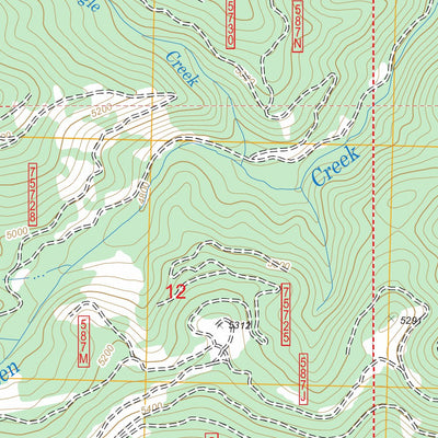 US Forest Service - Topo Lookout Peak, ID FSTopo Legacy digital map