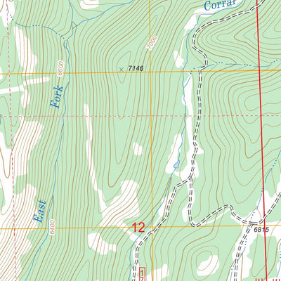 US Forest Service - Topo Lookout Point, ID FSTopo Legacy digital map