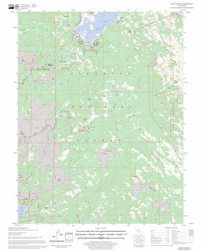 US Forest Service - Topo Loon Lake, CA FSTopo Legacy digital map
