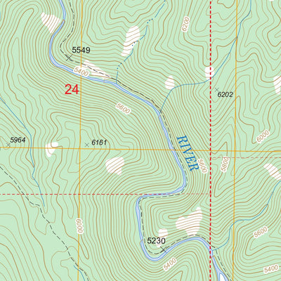 US Forest Service - Topo Loon Lake, ID FSTopo Legacy digital map