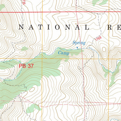 US Forest Service - Topo Lord Flat, OR - ID FSTopo Legacy digital map