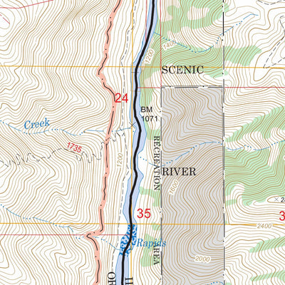 US Forest Service - Topo Lord Flat, OR - ID FSTopo Legacy digital map