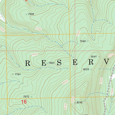 US Forest Service - Topo Los Indios Canyon, NM FSTopo Legacy digital map