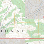 US Forest Service - Topo Los Machos Hills, CA FSTopo Legacy digital map
