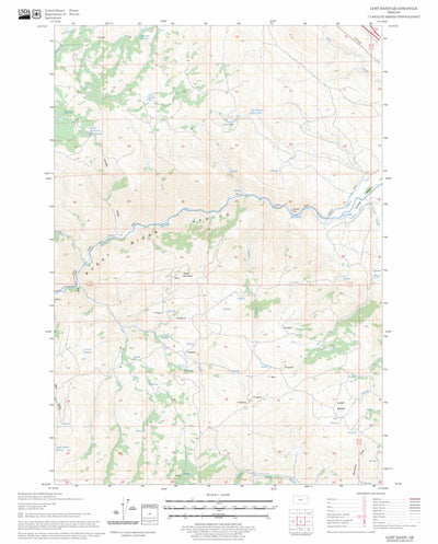 US Forest Service - Topo Lost Basin, OR FSTopo Legacy digital map