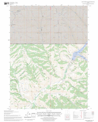 US Forest Service - Topo Lost Creek Dam, UT FSTopo Legacy digital map