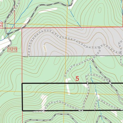 US Forest Service - Topo Lost Creek Divide, MT FSTopo Legacy digital map