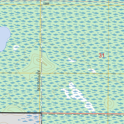 US Forest Service - Topo Lost Lake, MN FSTopo Legacy digital map