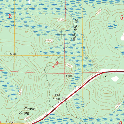 US Forest Service - Topo Lost Lake, MN FSTopo Legacy digital map