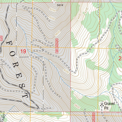 US Forest Service - Topo Lost Lake, WA FSTopo Legacy digital map