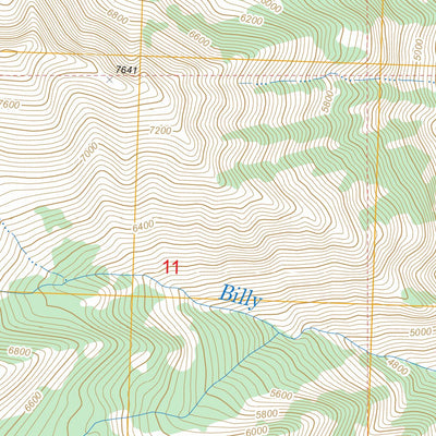 US Forest Service - Topo Lost Peak, WA FSTopo Legacy digital map