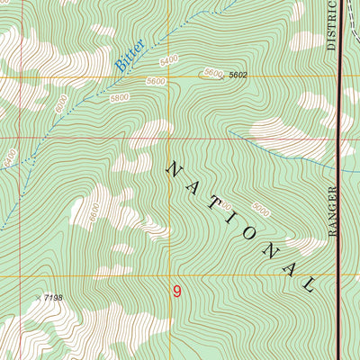 US Forest Service - Topo Lostine, OR FSTopo Legacy digital map