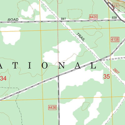 US Forest Service - Topo Loud Dam, MI FSTopo Legacy digital map