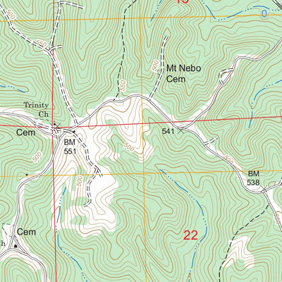 US Forest Service - Topo Louin SW, MS FSTopo Legacy digital map
