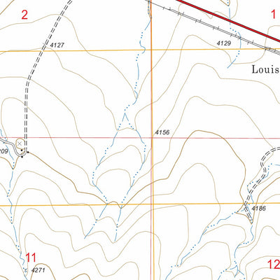 US Forest Service - Topo Louisville, MT FSTopo Legacy digital map