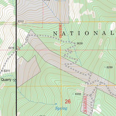 US Forest Service - Topo Louisville, MT FSTopo Legacy digital map