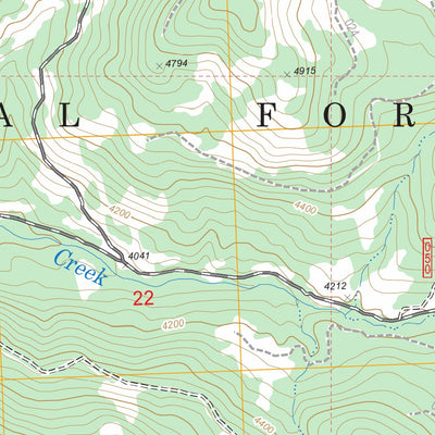 US Forest Service - Topo Loup Loup Summit, WA FSTopo Legacy digital map