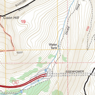 US Forest Service - Topo Loveland Pass, CO FSTopo Legacy digital map