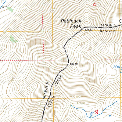 US Forest Service - Topo Loveland Pass, CO FSTopo Legacy digital map
