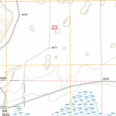 US Forest Service - Topo Lower Red Rock Lake, MT - ID FSTopo Legacy digital map