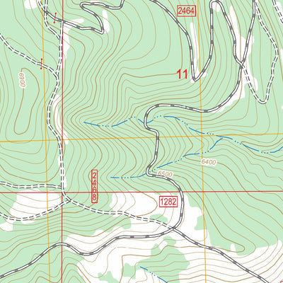 US Forest Service - Topo Lower Seymour Lake, MT FSTopo Legacy digital map