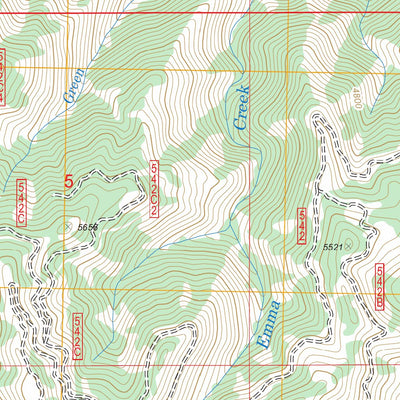 US Forest Service - Topo Lowman, ID FSTopo Legacy digital map