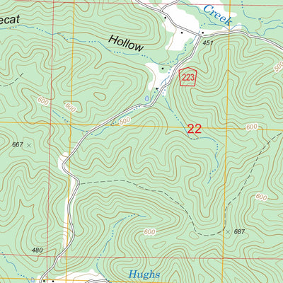 US Forest Service - Topo Lowndes, MO FSTopo Legacy digital map