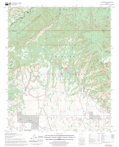 US Forest Service - Topo Loy Butte, AZ FSTopo Legacy digital map