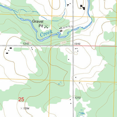 US Forest Service - Topo Lublin SE, WI FSTopo Legacy digital map