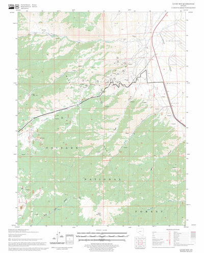 US Forest Service - Topo Lucky Boy, NV FSTopo Legacy digital map
