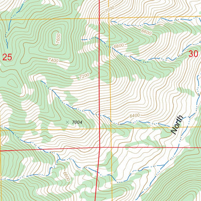 US Forest Service - Topo Lucky Boy, NV FSTopo Legacy digital map